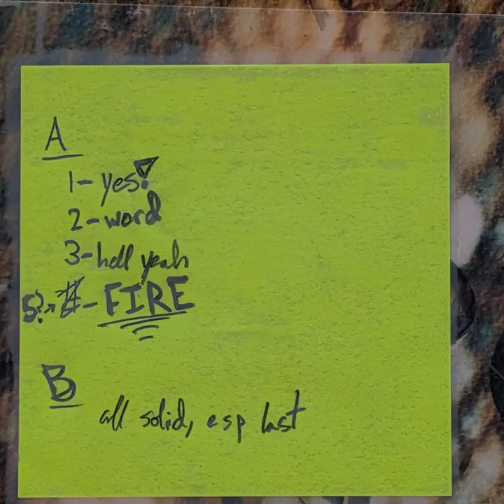 An album from Frank’s sampling collection