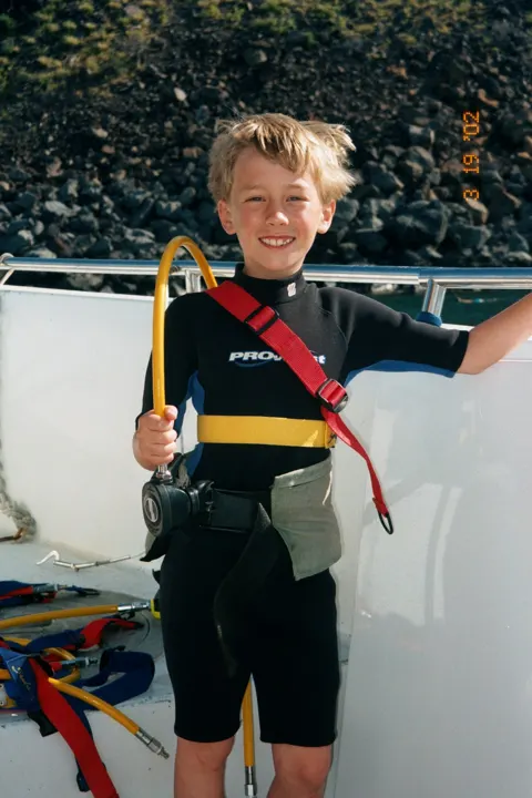 Frank, growing up